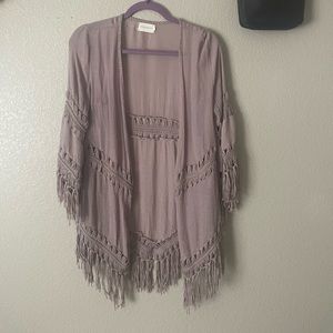 Dreamers pink cardigan/ coverup